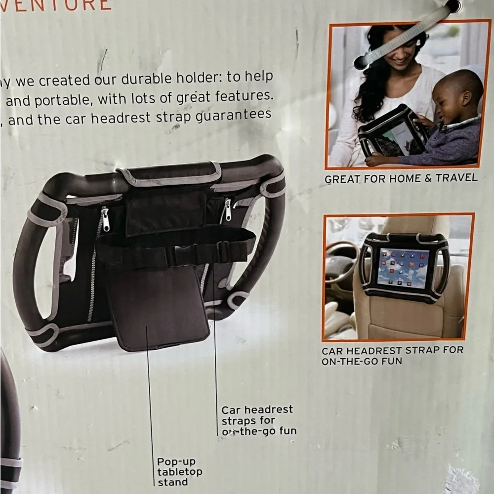 Eddie Bauer SmartShield Tablet Saver Impact-Resistance Pop-Up Stand Black